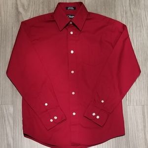 EUC Boys size 10 Chaps long sleeve button up shirt